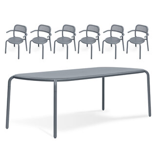 Fatboy Toni Tablo + 6x Armchair Set
