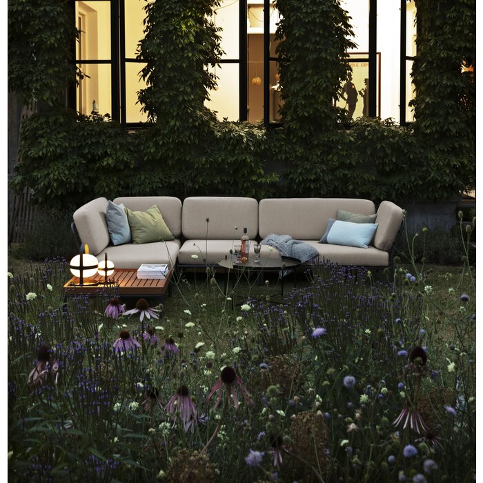 HOUE Level Sofa Left Corner Muted White Frame