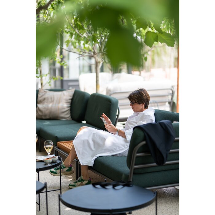 HOUE Level Sofa Left Corner Muted White Frame