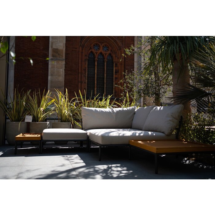 HOUE Level 2 Sofa Right Corner Muted White Frame