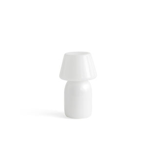 HAY Apollo Portable Table Lamp White Opal Glass