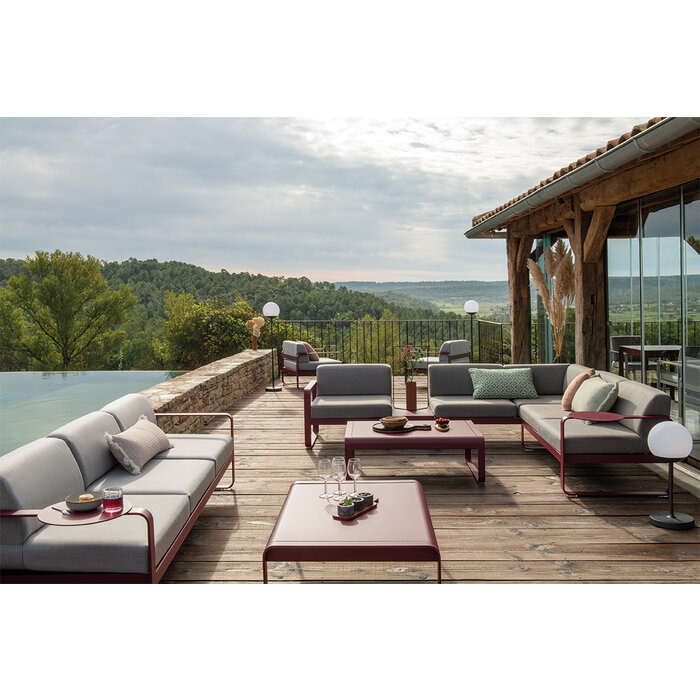 Fermob Bellevie Sofa 1A Grey Taupe Cushion