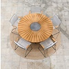 Tuinset 6x Click Dining Armchair + Circle Table 150 cm