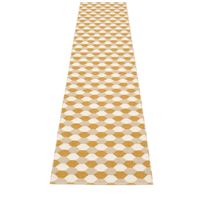 Pappelina Dana Vloerkleed Vanilla/Ochre/Beige
