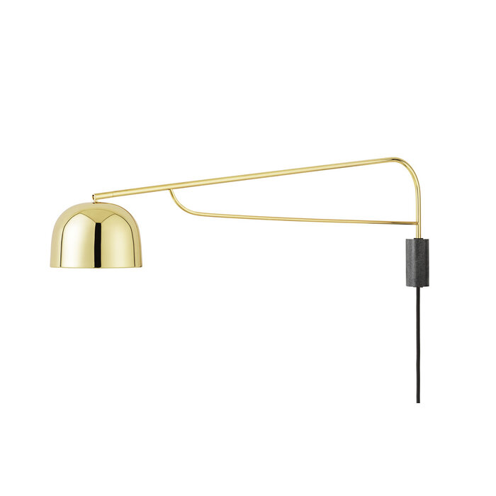 Normann Copenhagen Grant Wall Lamp 111 cm Brass