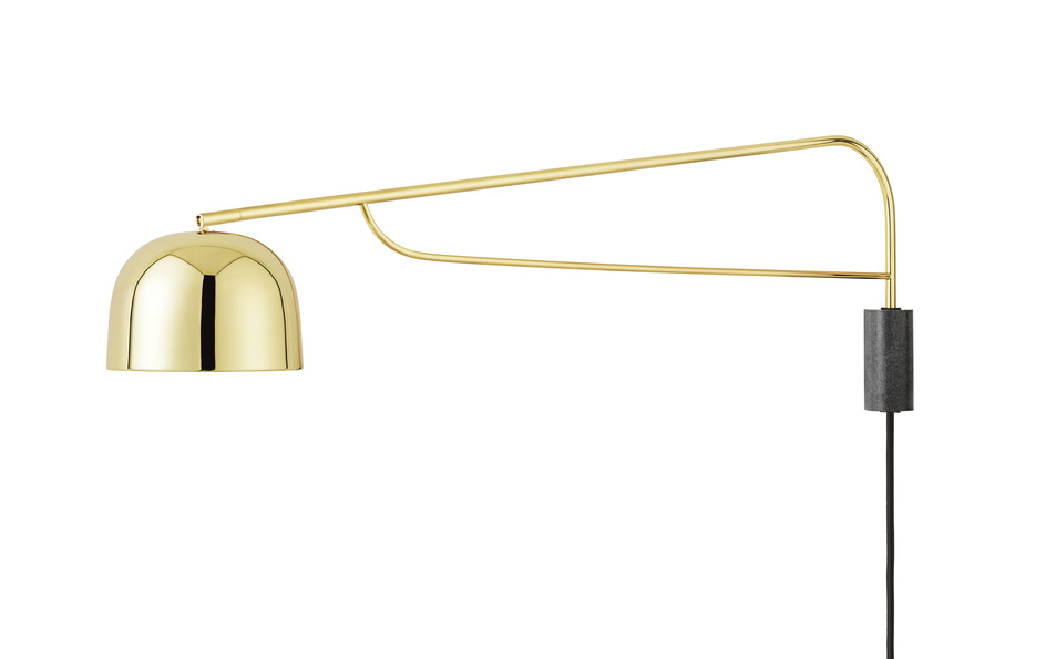 Grant Wall Lamp 111 cm Brass
