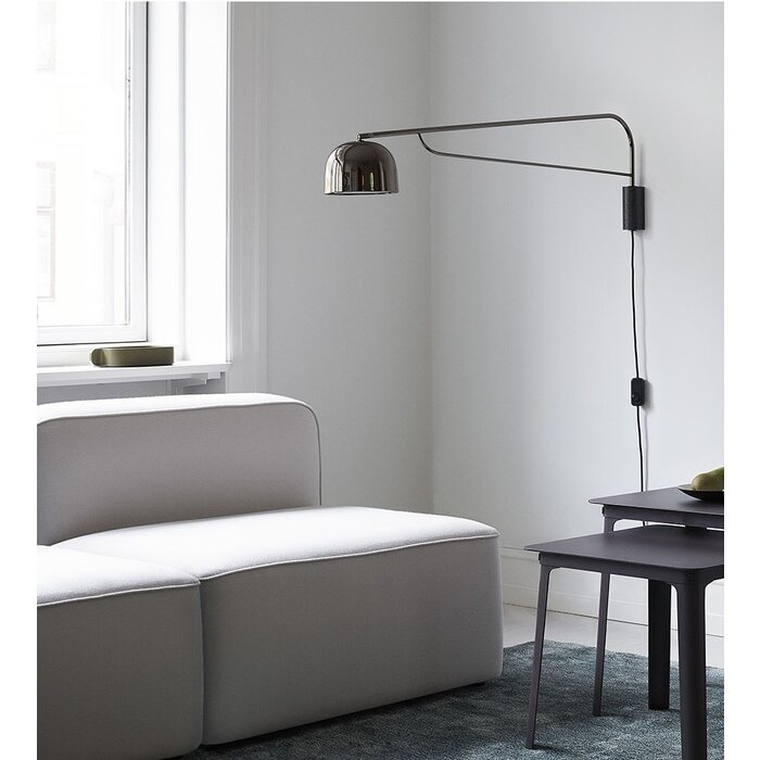 Normann Copenhagen Grant Wall Lamp 111 cm Brass