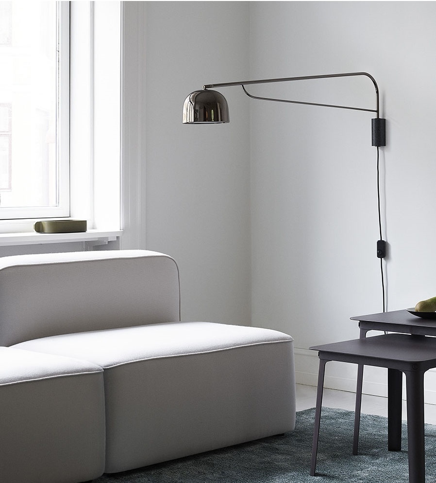 Grant Wall Lamp 111 cm Brass