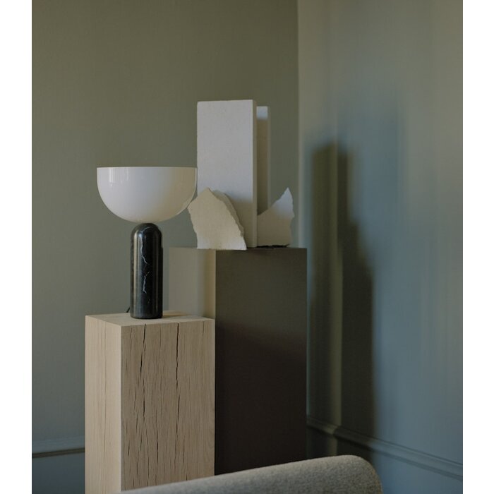 New Works. Kizu Table Lamp Large White Marble