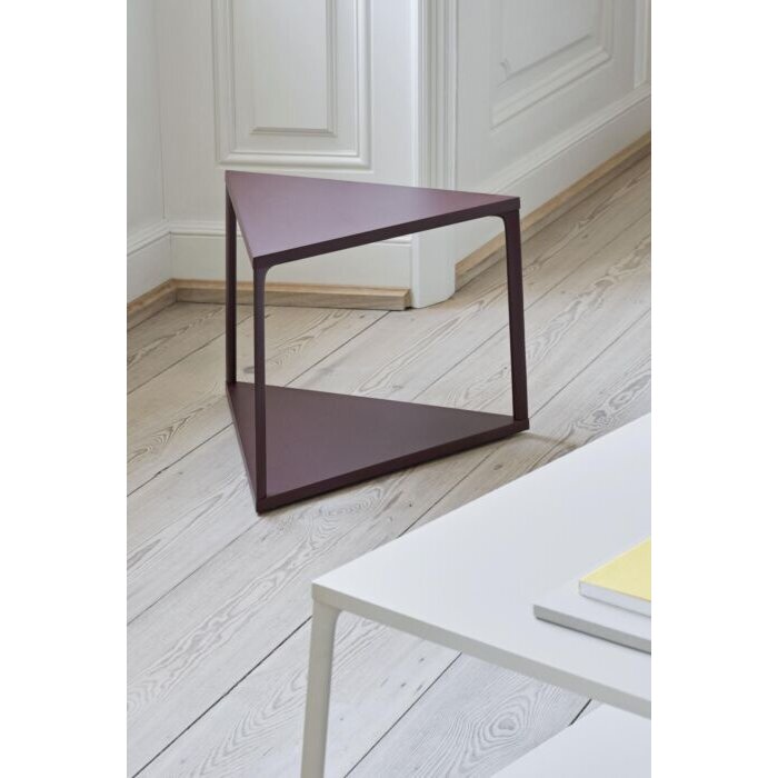 HAY Eiffel Triangle Side Table Dark Brick