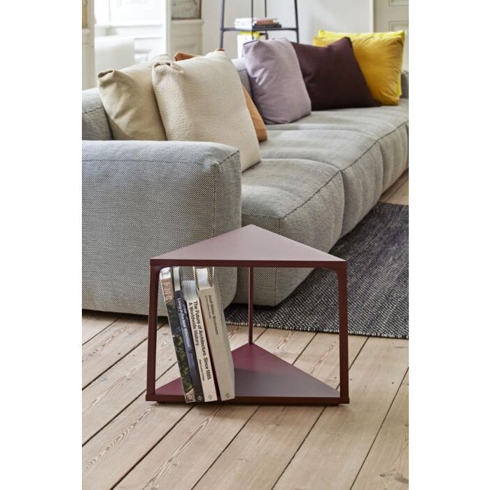 HAY Eiffel Triangle Side Table Dark Brick