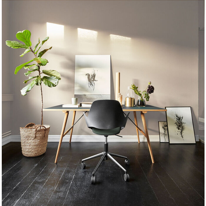 HOUE Falk Upholstered Seat Five Star with Castors