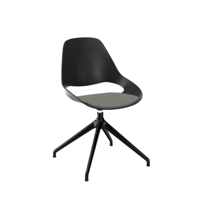 HOUE Falk Chair Low Armrest Four Star Return Swivel Upholstered Seat