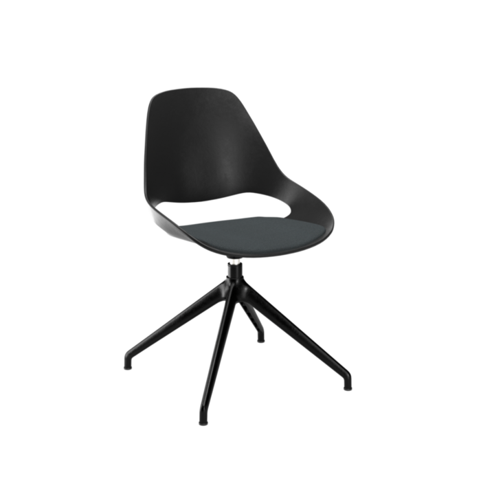 HOUE Falk Chair Low Armrest Four Star Return Swivel Upholstered Seat