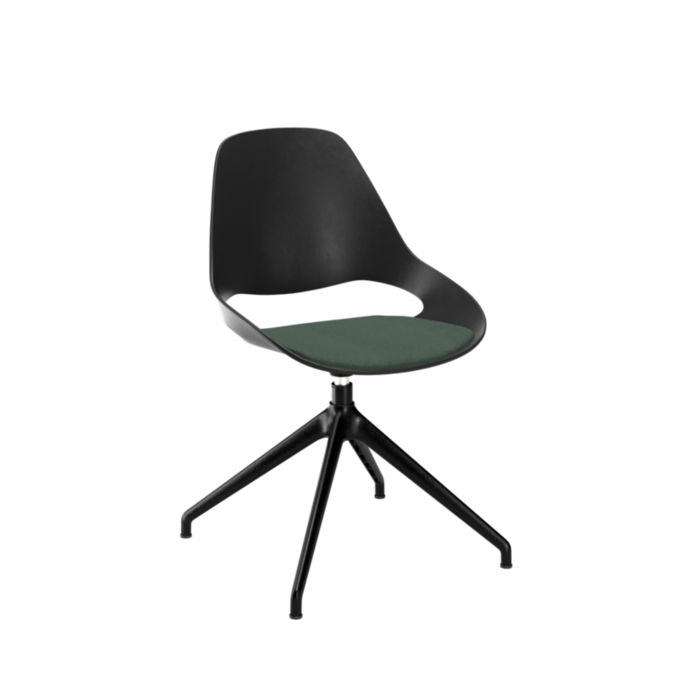 HOUE Falk Chair Low Armrest Four Star Return Swivel Upholstered Seat