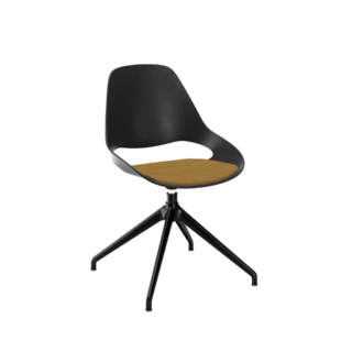 HOUE Falk Chair Low Armrest Four Star Return Swivel Upholstered Seat