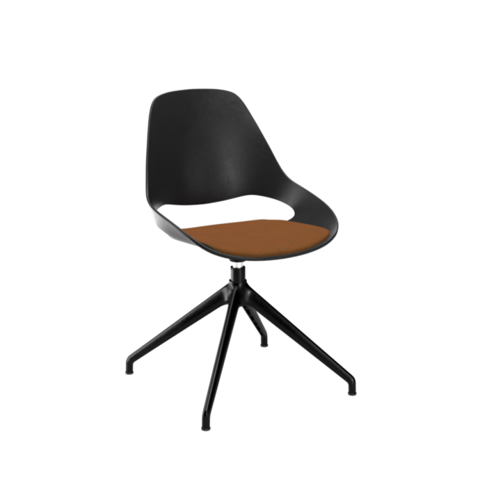 HOUE Falk Chair Low Armrest Four Star Return Swivel Upholstered Seat