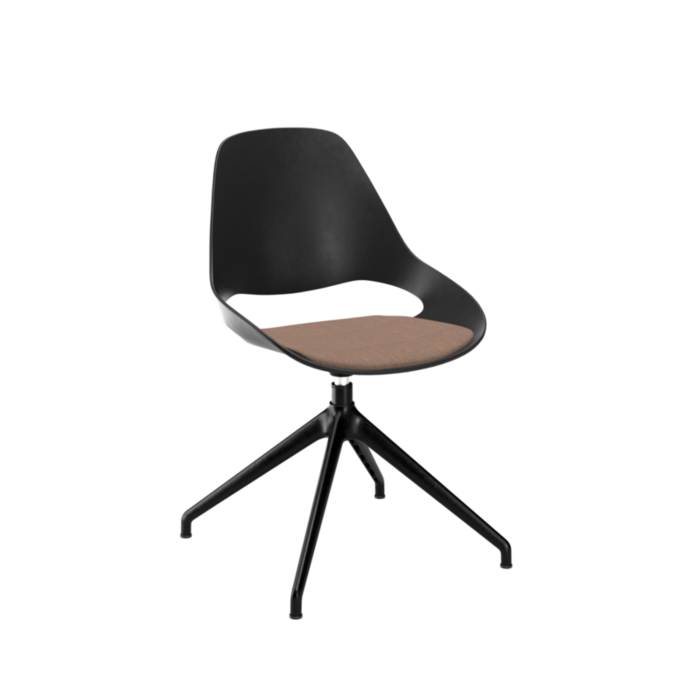 HOUE Falk Chair Low Armrest Four Star Return Swivel Upholstered Seat