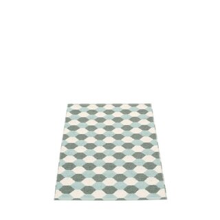 Pappelina Dana Vloerkleed Vanilla/Army/Pale Turquoise