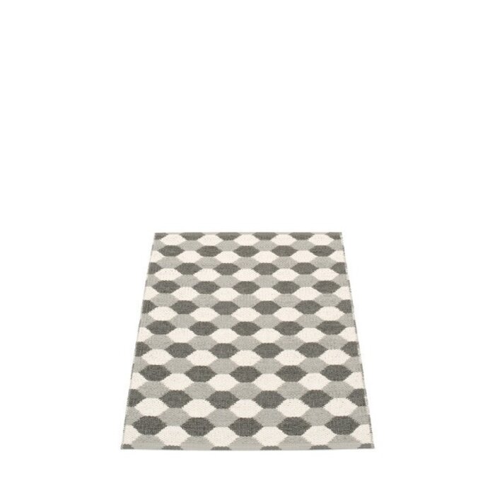 Pappelina Dana Vloerkleed Warm Grey/Charcoal/Vanilla