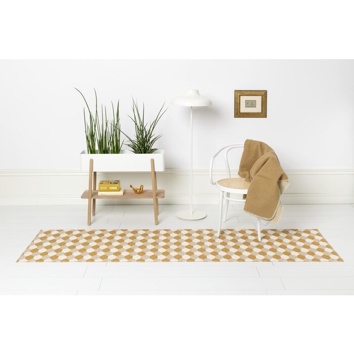 Pappelina Dana Vloerkleed Vanilla/Ochre/Beige