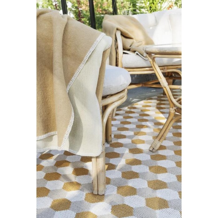 Pappelina Dana Vloerkleed Vanilla/Ochre/Beige