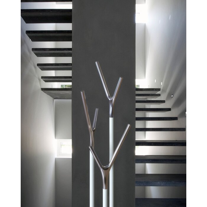 Frost Denmark Wishbone Hall Stand Kapstok Matt Black/Polished