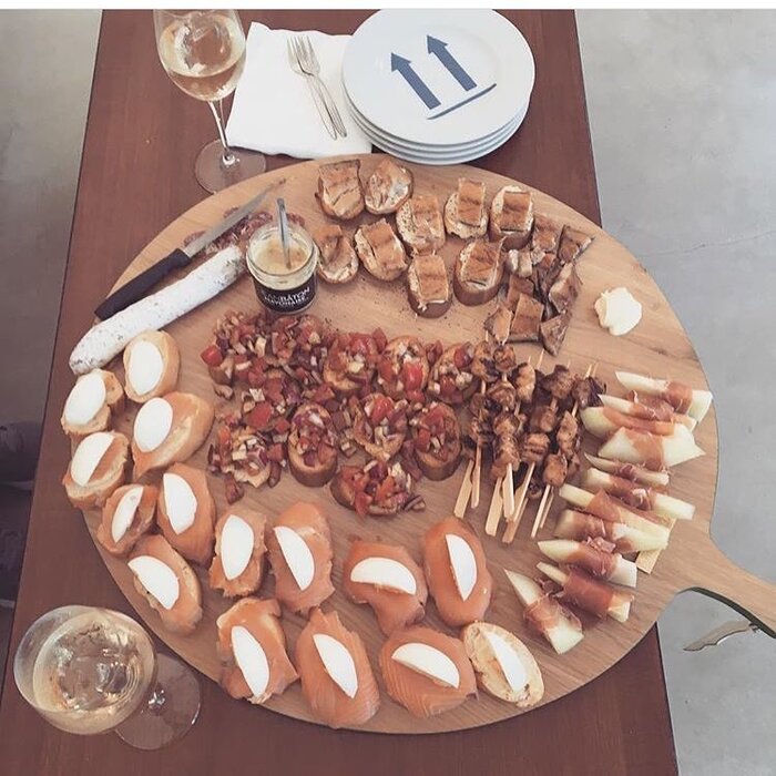 Serving Board XL Solid Oak Ø60 cm