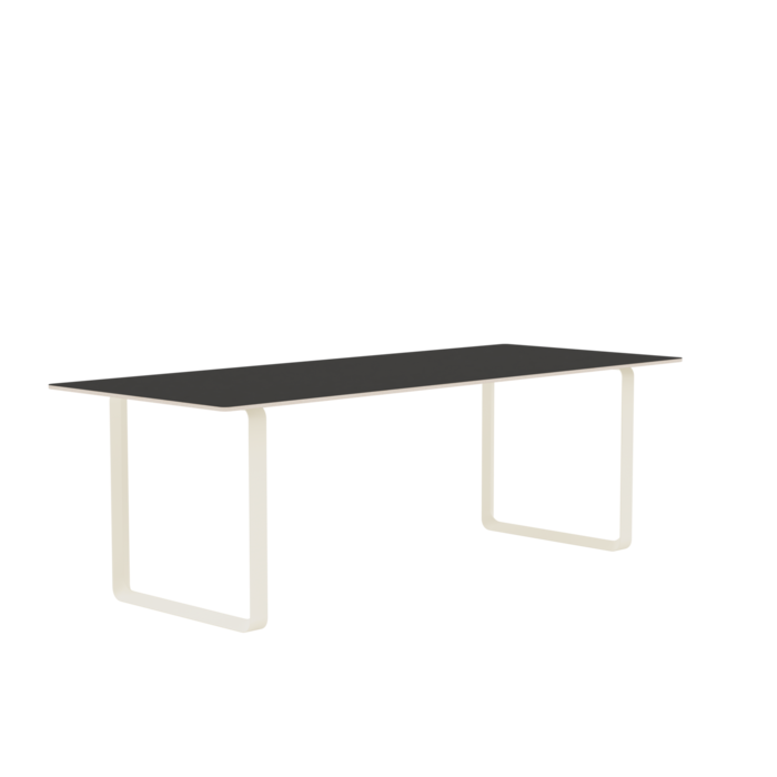 Muuto 70/70 Table - Black Linoleum/Plywood