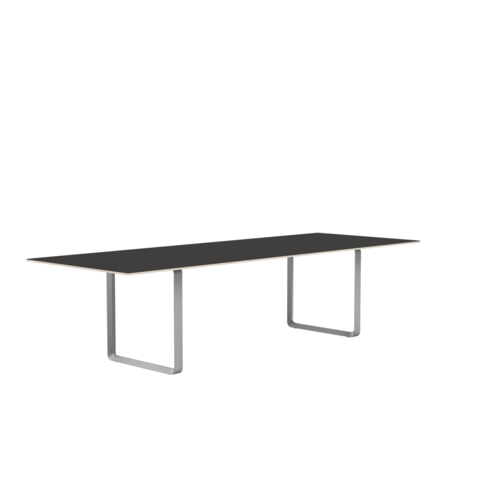 Muuto 70/70 Table - Black Linoleum/Plywood