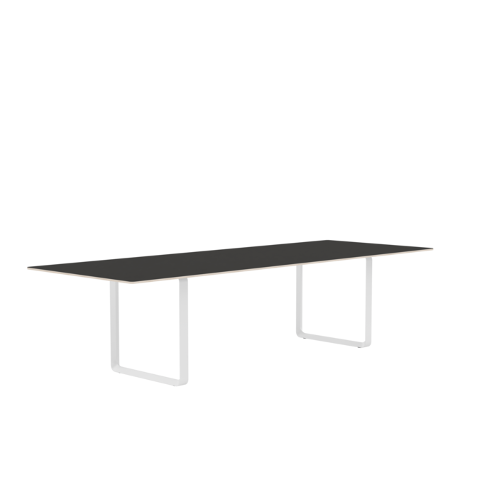 Muuto 70/70 Table - Black Linoleum/Plywood