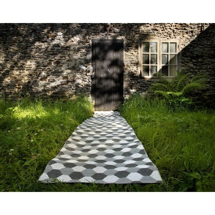 Pappelina Dana Vloerkleed Vanilla/Army/Pale Turquoise