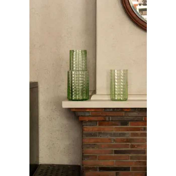 Serax Serax Vase 02 Green Transparant Waves