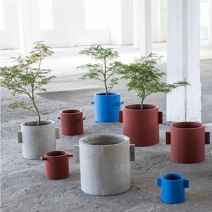 Serax Flower Pot Concrete Round Natural XL