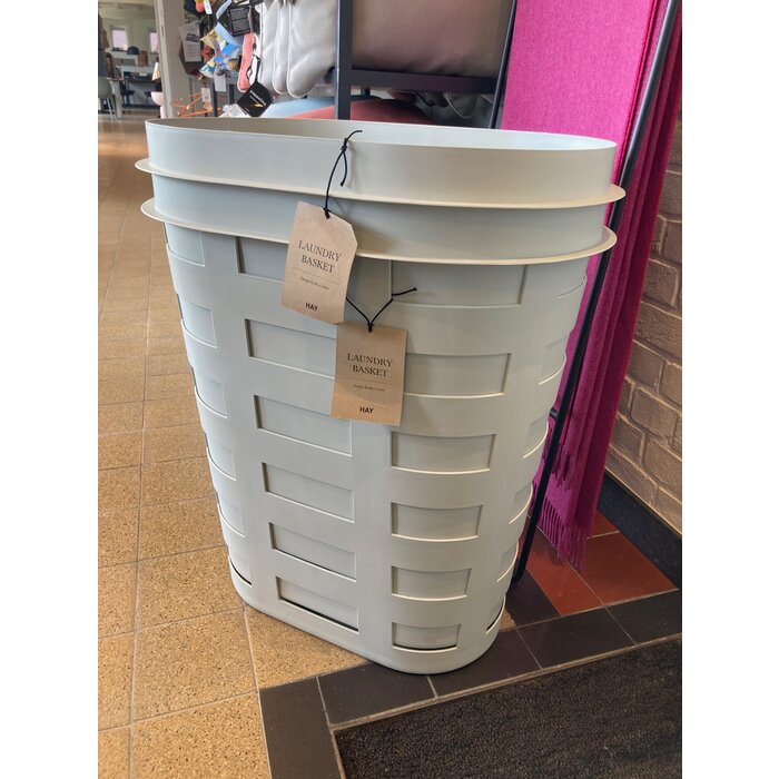 HAY Laundry Basket Large Light Grey