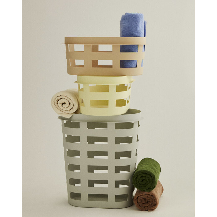 HAY Laundry Basket Large Light Grey