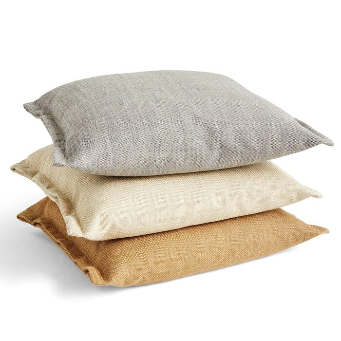 HAY Plica Cushion Structure 55 x 60 cm Salt Pepper