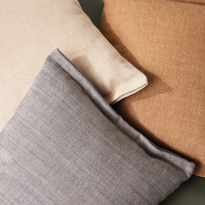 HAY Plica Cushion Structure 55 x 60 cm Salt Pepper