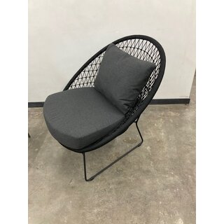 Max & Luuk Nora Lounge Chair Lava + Kussens