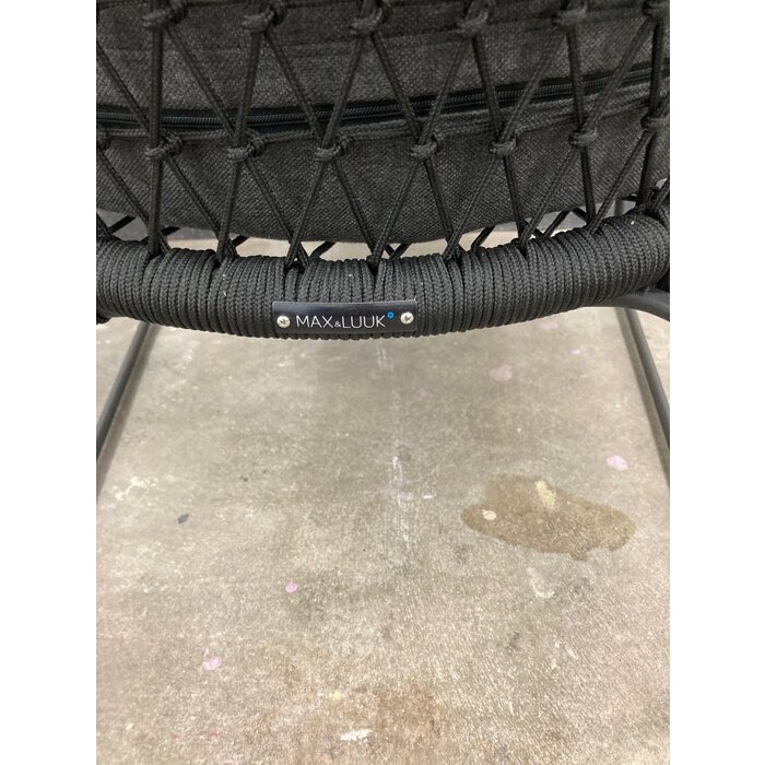 Max & Luuk Nora Lounge Chair Lava + Kussens