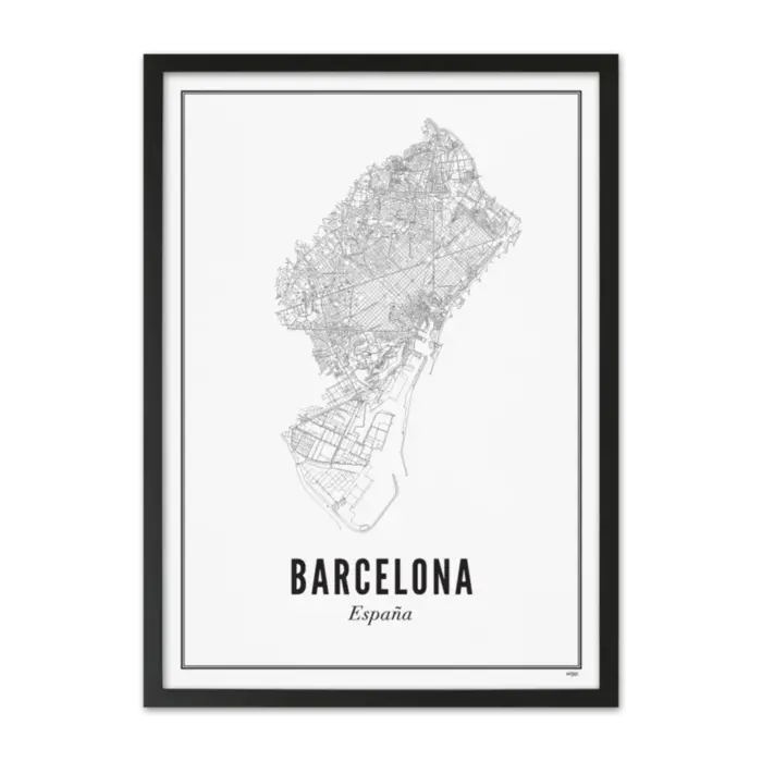 WIJCK. Stadsposter Barcelona