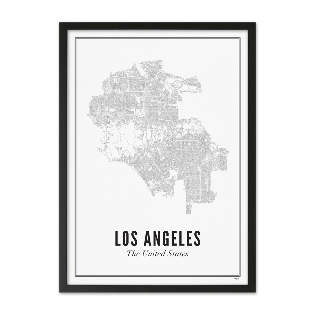 Stadsposter Los Angeles