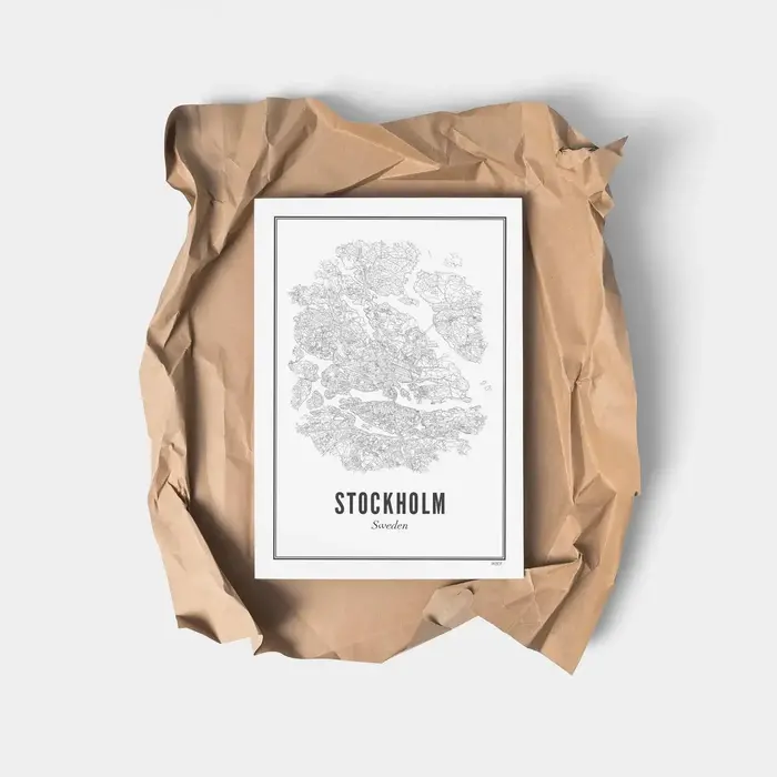 WIJCK. Stadsposter Stockholm