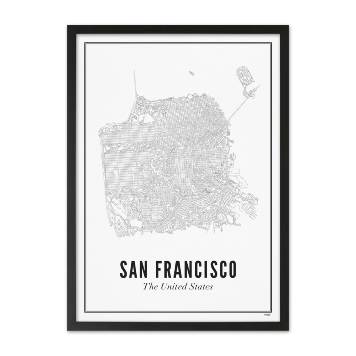 Stadsposter San Francisco