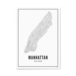 WIJCK. Poster New York - Manhattan