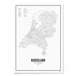 WIJCK. Poster Nederland 30 x 40 cm