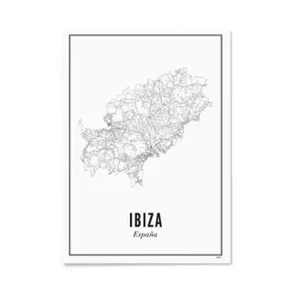 WIJCK. Poster Ibiza 30 x 40 cm