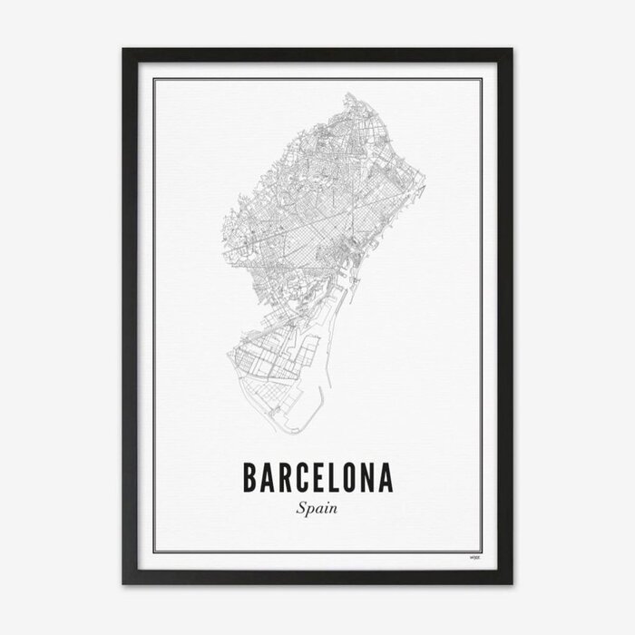 WIJCK. Stadsposter Barcelona