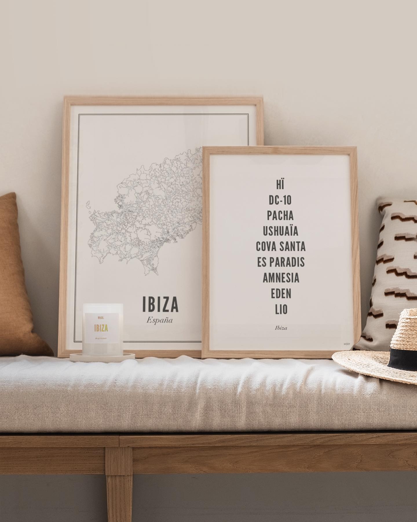 Poster Ibiza 30 x 40 cm