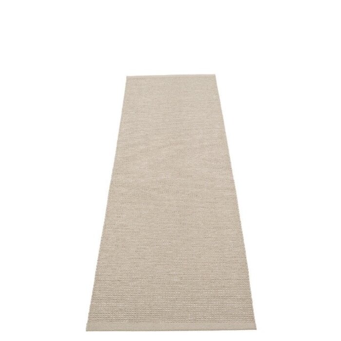 Pappelina EMM Vloerkleed Linen/Linen Metallic